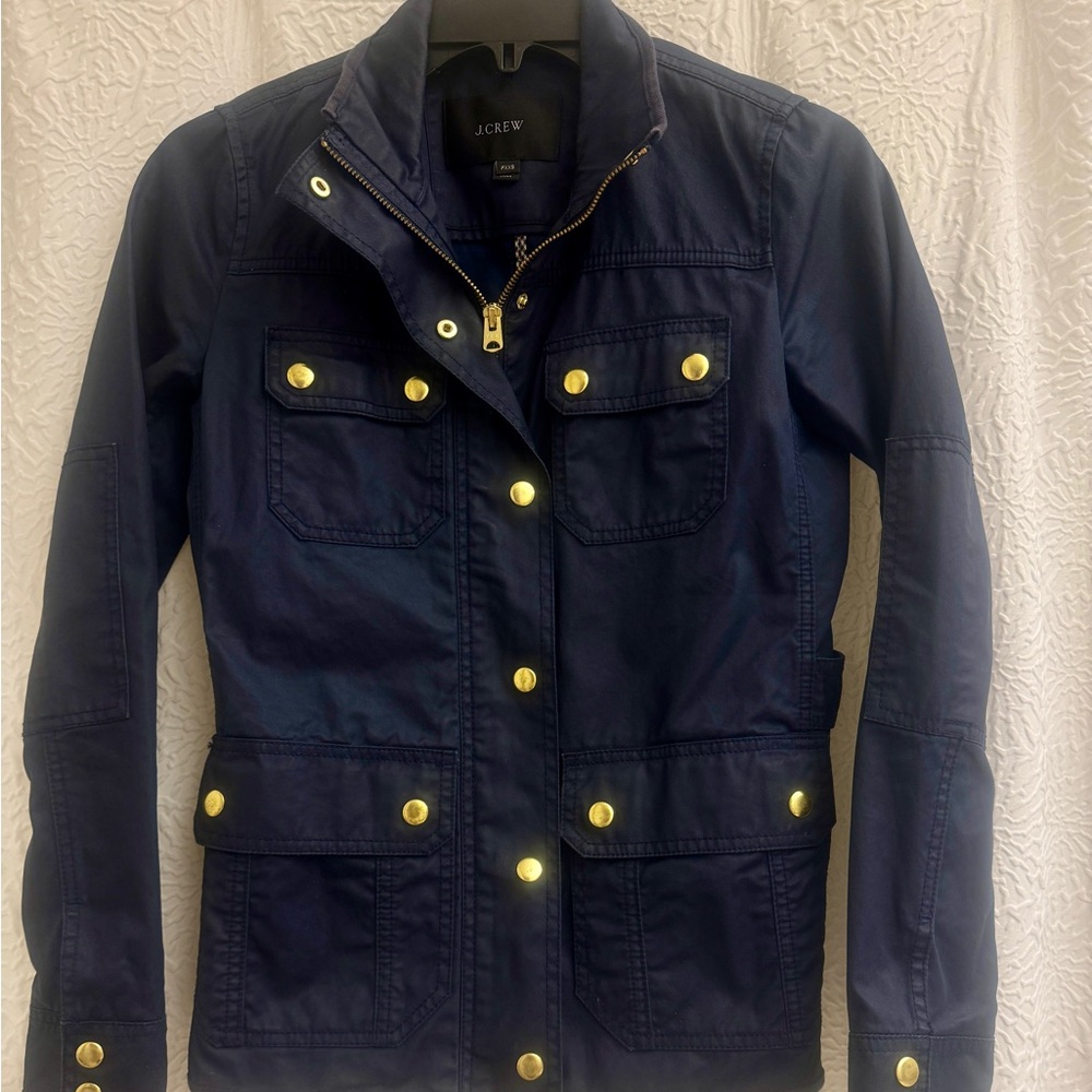 J Crew Field Jacket - Navy PXXS